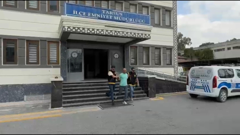 Tarsus'ta hakkında 29 yıl hapis cezası bulunan firari Kıskıvrak yakalandı