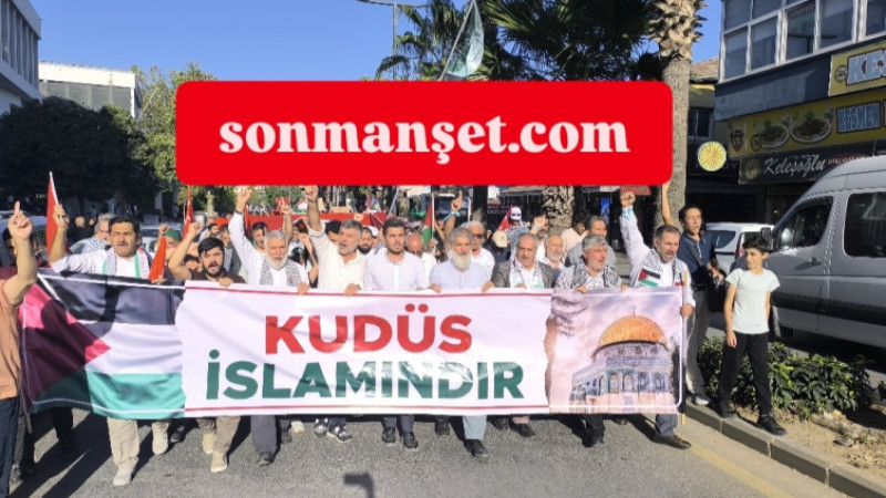 Tarsus’ta “SUMUD Özgürlük Filosu’na Destek Yürüyüşü Yapıldı 