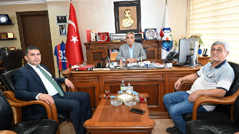 SGK İl Müdürü Koç, Başkan Veysel Sarı’yı ziyaret etti