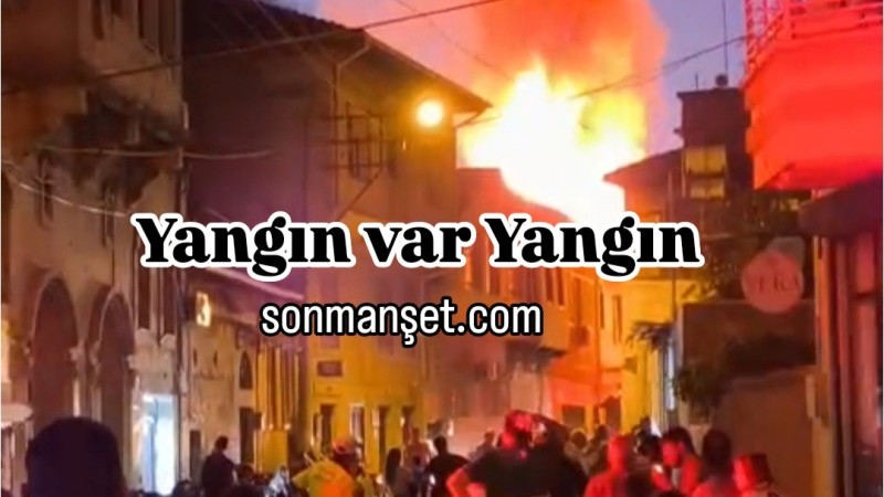 Tarsus'ta Yangın Gecesi Dehşet Yarattı