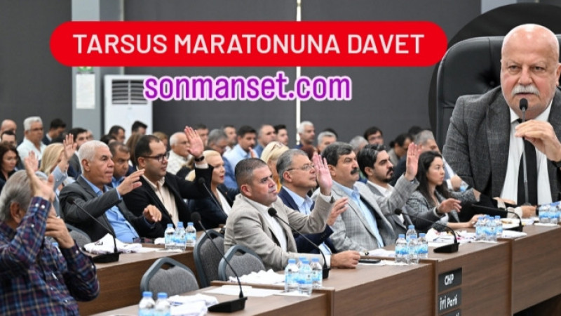 Mersin Büyükşehir Belediye Meclisinde Tarsus Maratonuna Davet