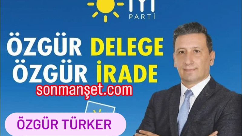 Tarsus iyi Parti ilçe Seçimini Özgür Türker kazandı