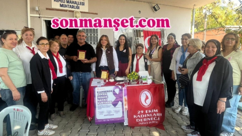 29 Ekim kadınları Derneği Meme Kanseri Taraması etkinliği düzenledi