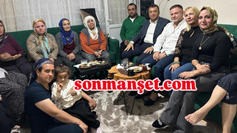 MHP Tarsus ilçe başkanı ve yönetimi Halkla buluşmaya aralıksız devam ediyor