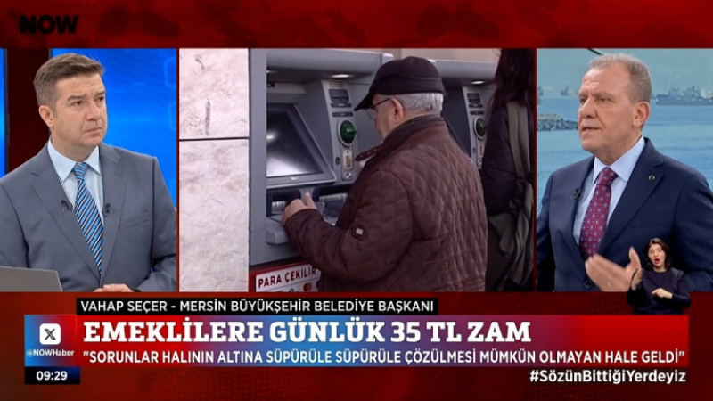 Başkan Seçer, Now Tv'de İlker Karagöz'ün Konuğu oldu 