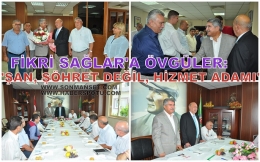Tarsuslular Fikri Sağlar'ı Bağrına Bastı