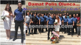 Polis Damat Nişanlısını Kelepçeyle Nikah Masasına Getirdi