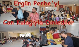   Ergün Penbe, deneyimlerini Ortaokul öğrencilerle paylaştı