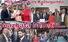Tarsus Belediye Başkanı Mazbatasını aldı, görevine başladı