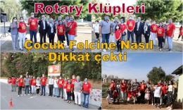 Rotary Kulüpleri Çocuk Felcine Karşı Duvar Boyadılar