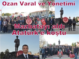 CHP İlçe Başkanı ve Yönetimi Mazbatayı Alıp, Atatürk'e Koştu