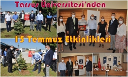 Tarsus Üniversitesi'nden 15 Temmuz Etkinlikleri