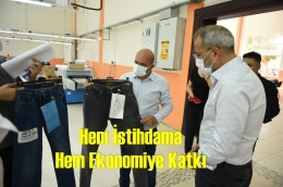 Tarsus Belediyesi’nin tekstil atölyesi istihdama ve Ekonomiye katkı sağlıyor