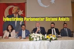 Erdem, Mersin'de İyileştirilmiş ve Güçlendirilmiş Parlamenter Sistemi Anlattı