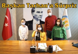 Görme Engelli Ecrin'den Başkan Tarhan'a Sürpriz Ziyaret