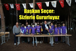 Başkan Seçer Robotik Kodlamada Ödül Alan Öğrencilerle Buluştu