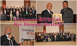 Çukurova SİFED'de Bayrağı Hüseyin Kış Teslim Aldı