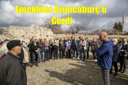 Büyükşehir Organize Etti, Emekliler Uzuncaburç'e Götürüldü