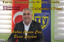 Hakan Can: Karacabey Maçına 9 as oyuncudan mahrum çıkacağız. Hedefimiz 3 puan