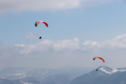 Toroslar'ın Semalarında Şanlı Türk Bayrağı  Dalgalandı