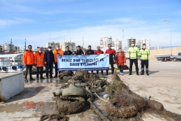 Mersin Büyükşehir Deniz Dibi Temizleme Etkinliğini Sürdürüyor
