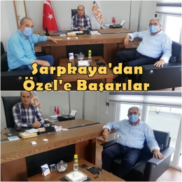 Sarpkaya TESKİ Genel Müdürü Özel'e Başarı Diledi
