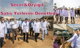 Seçer ve Özyiğit Kurbanlık Satış yerlerini İnceledi