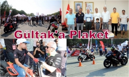 Motorsiklet Federasyonu’ndan Gültak’a Plaket