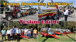 Tarsus Belediyesi Yangın Söndürme Tankerlerini Teslim Etti