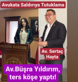 Tarsus’ta işyeri tahliyesine giden Av. Sertaç Hayta Saldırıya uğradı