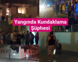 Tarsus’ta Yangın Çıkan Bir Evde Kundaklama Şüphesi Araştırılıyor