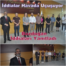Haluk Bozdoğan, Yolsuzluk İddialarına Yanıt Verdi