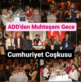 ADD Tarsus Şubesinin Cumhuriyet Balosu Muhteşem Geçti