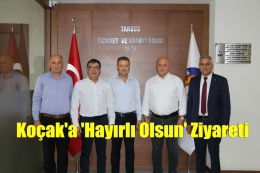 Başkan Koçak’a hayırlı olsun ziyaretleri