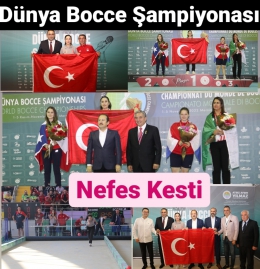 Dünya Bocce Şampiyonasında Eda Sayak Dünya Şampiyonu Oldu