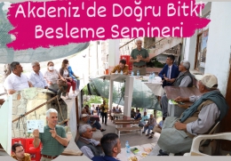 Akdeniz Belediyesi'nden Doğru Bitki Besleme Semineri