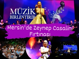 Mersin'de Zeynep Casalini Fırtınası Esti