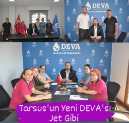 Tarsus'un Yeni DEVA'sı Ekrem Çiçek Jet Gibi