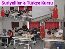 Tarsus’ta Suriyeliler’e Türkçe dil eğitimleri veriliyor