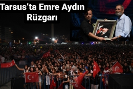 Tarsus'ta Emre Aydın Konserine Yoğun İlgi