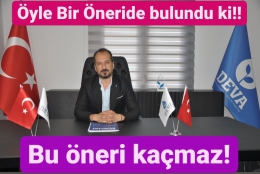 Deva Partisi İlçe Başkanı Çiçek Önerdi: “SSK Hastanesi Öğrenci Yurdu olsun”