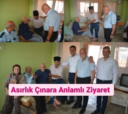 Büyükşehir Yöneticilerinden Asırlık Kuvayi Milliyeci'ye Anlamlı Ziyaret