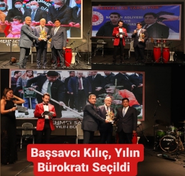 Başsavcı Mehmet Sabri Kılıç’a Yılın Bürokratı Ödülü