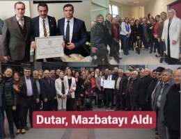 Mehmet Dutar ve Yönetimi Mazbatayı Aldı