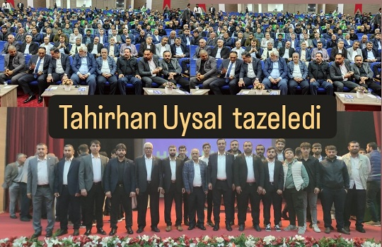 HÜDA-PAR Mersin İl Kongresinde Tahirhan Uysal Güven Tazeledi