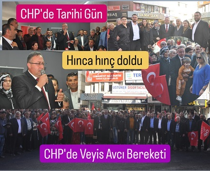  Veyis Avcı, CHP’ye Kalabalık ve Coşkulu Bir Grupla Gelip Adaylığını Açıkladı