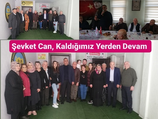 Şevket Can, Sivaslılar Derneği’nde 
