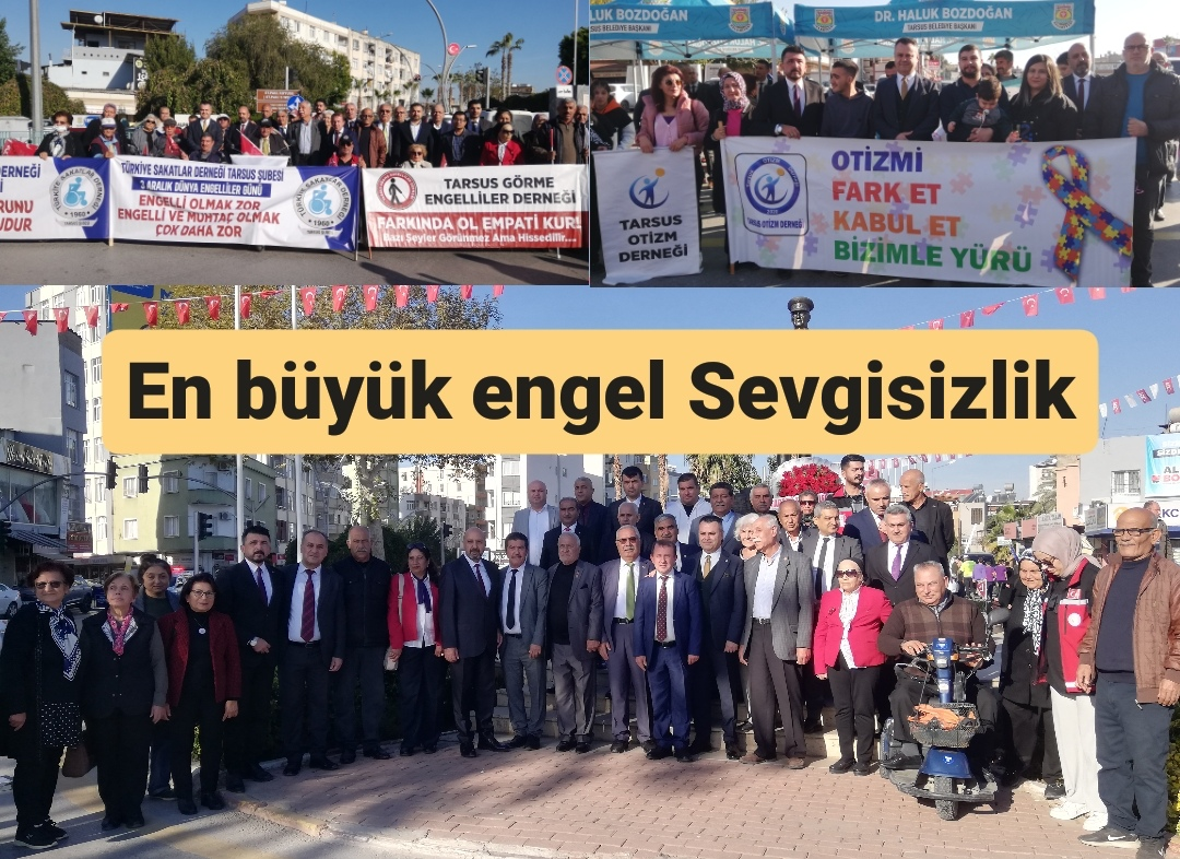 Engelliler Farkındalık Günü Tarsus’ta Kutlandı