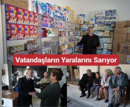 Bşkan Bozdoğan Halkın Yaralarını Sarmaya Devam Ediyor