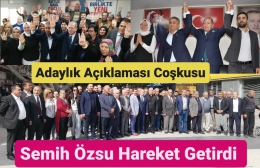 TADER Başkanı Özsu, Milletvekili Adaylığını Açıkladı